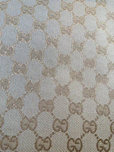 Load image into Gallery viewer, Gold Gucci Cotton Jacquard Fabric for Custom Clothing