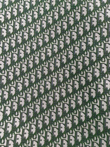 Olive Green Dior Jacquard Fabric for Custom