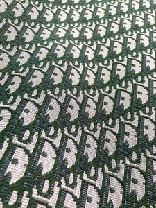Olive Green Dior Jacquard Fabric for Custom