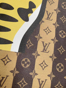 Human Made LV Street Fashion Leather Material for Custom Sneaker Handcrafted