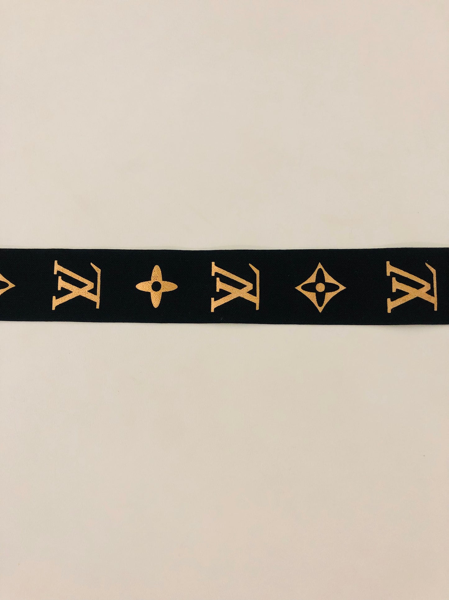 Golden Bronzing LV Elastic Band Straps