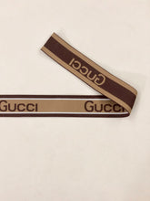 Load image into Gallery viewer, Brown Burgundy Gucci Elastic Band Straps
