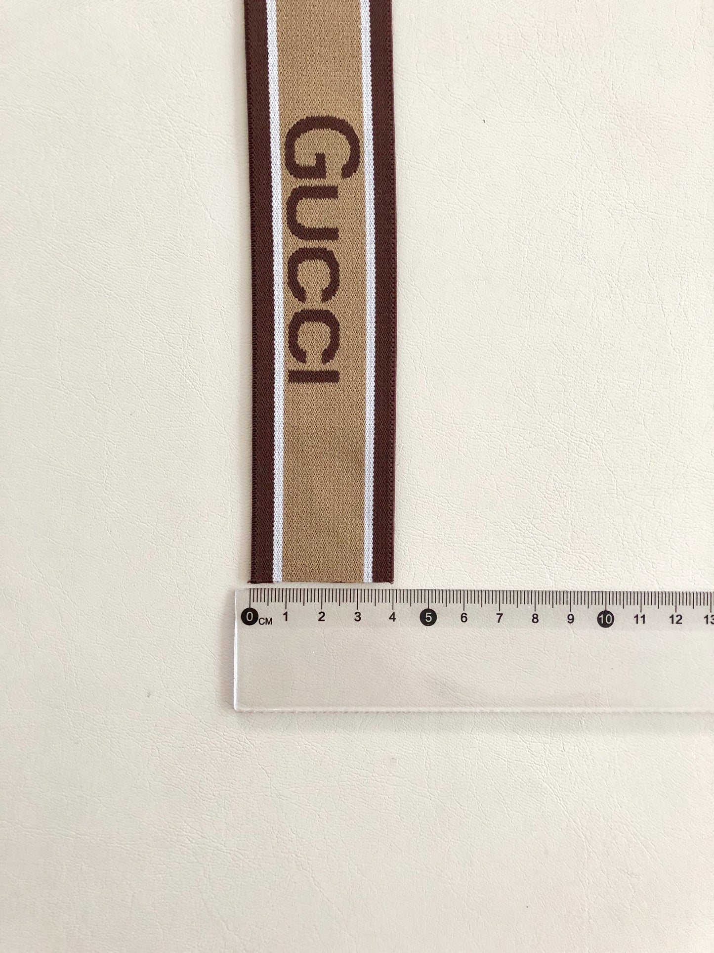 Brown Burgundy Gucci Elastic Band Straps