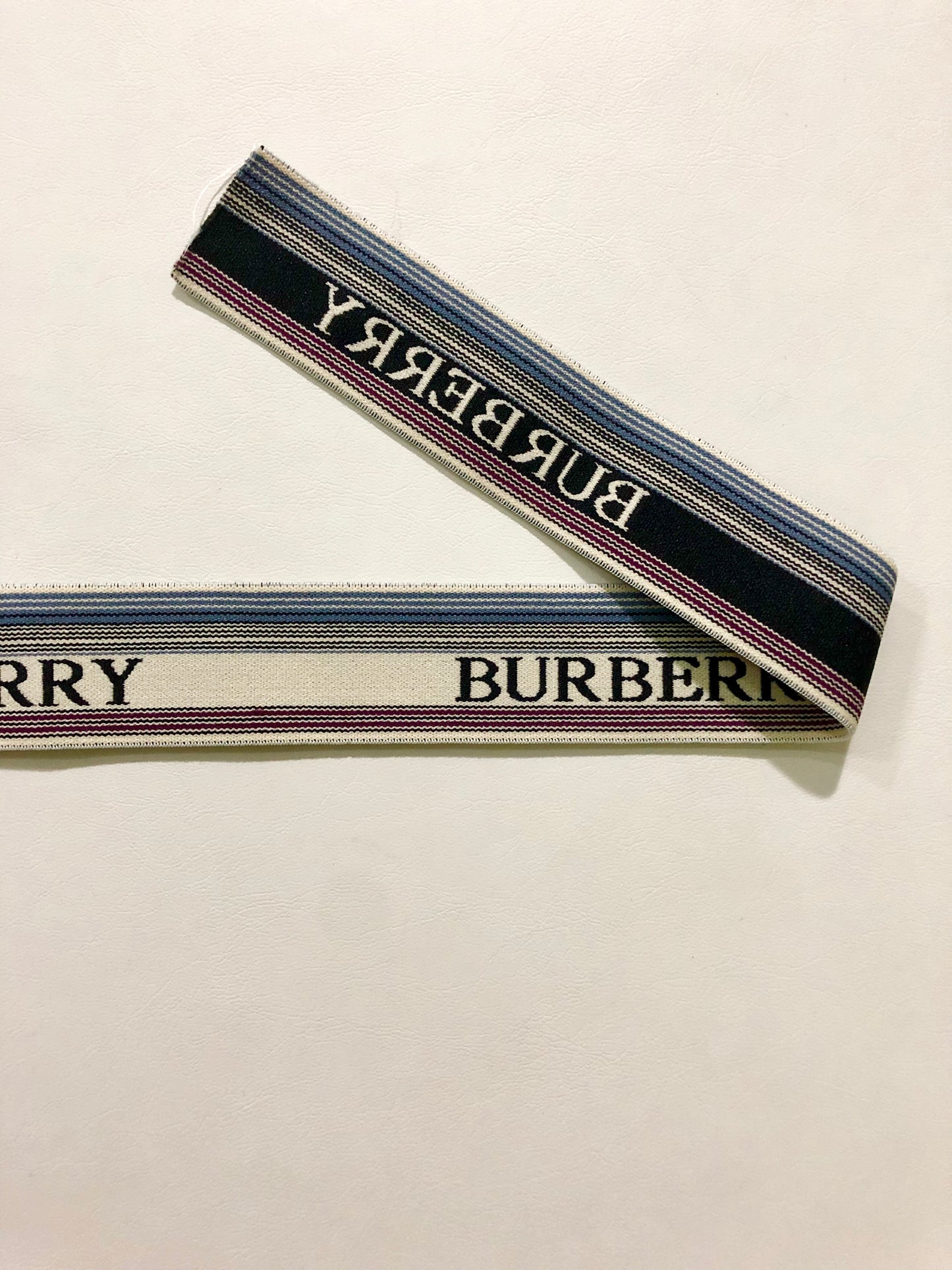 Vantage Burberry Elastic Band Straps