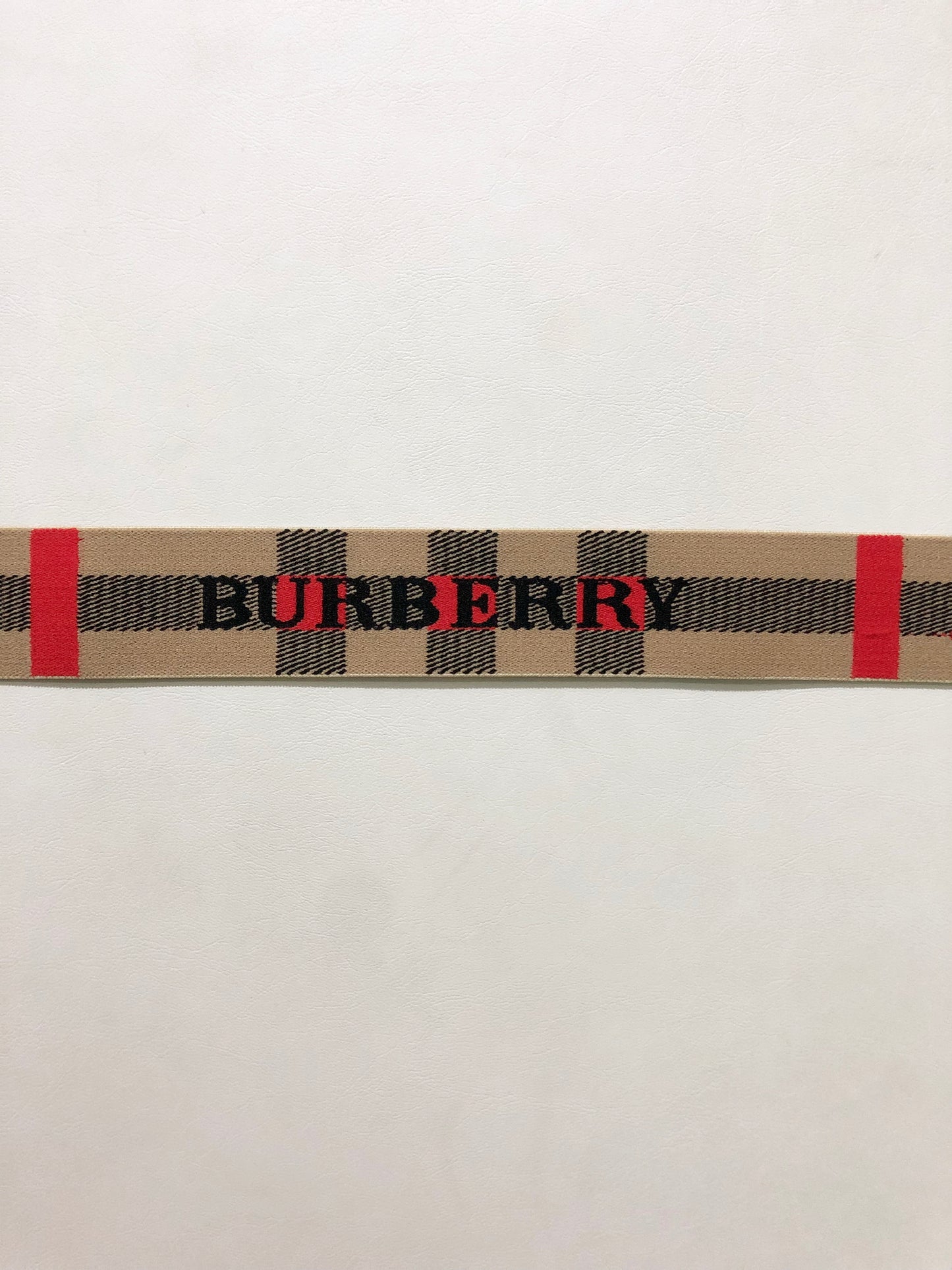 Bretelles élastiques à carreaux Burberry