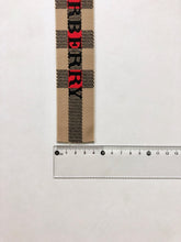 Load image into Gallery viewer, Burberry Check Elastic Band Straps
