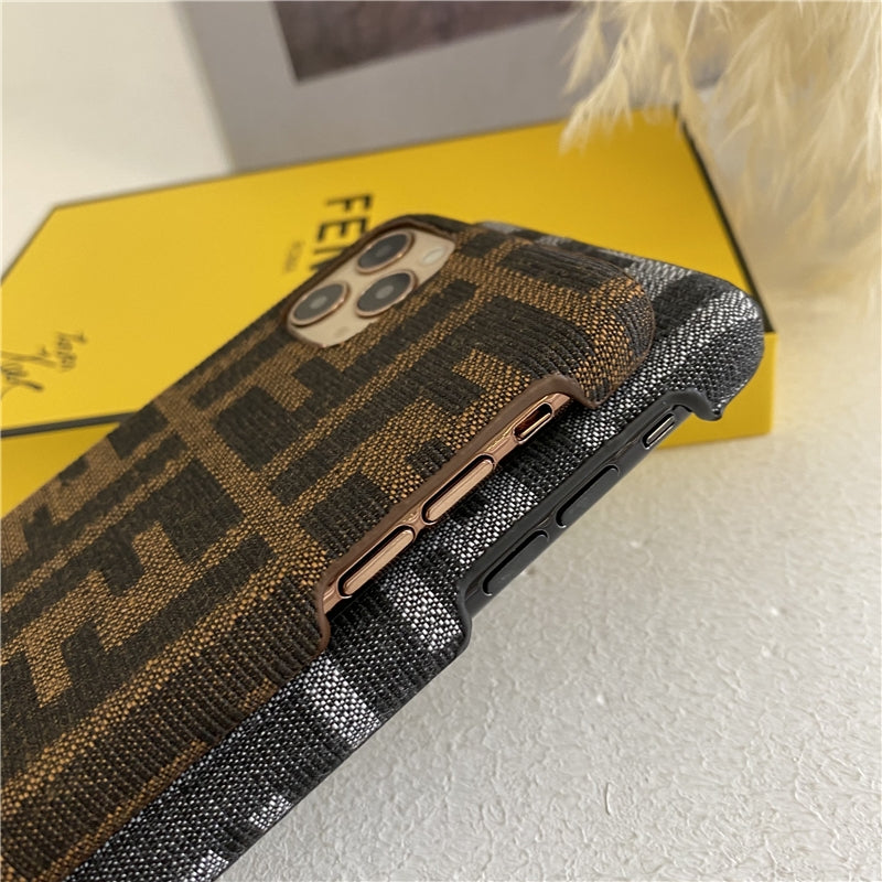 FENDI Fabric Knitting iPhone Case.