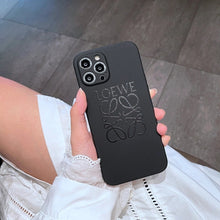 Load image into Gallery viewer, LOEWE Black Classic PU Phone cases