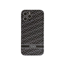 Load image into Gallery viewer, FENDI Soft Silicone iPhone Cases.