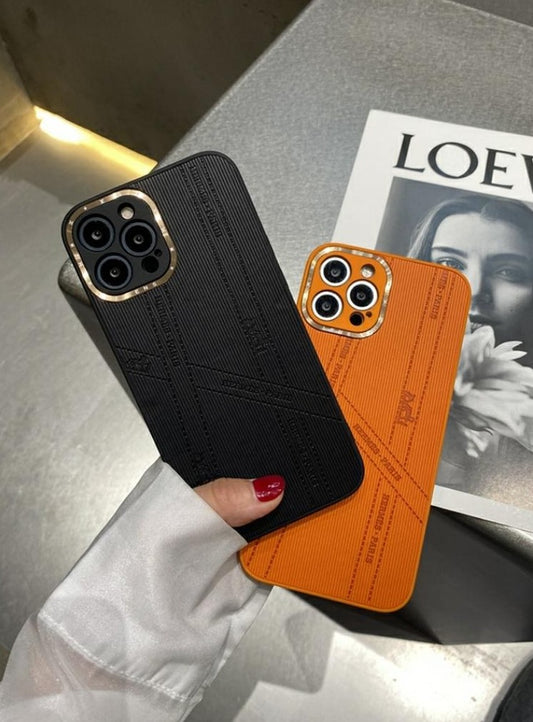 Coques de téléphone élégantes en TPU HERMES Paris.