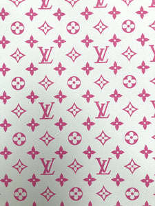 DIY Handmade Crafts Baby Pink LV for Custom Sneakers Bag Upholstery