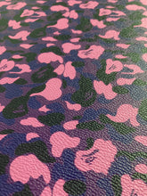 Load image into Gallery viewer, Custom Handmade DIY Leather Purple Bape for Sneakers Upholstery