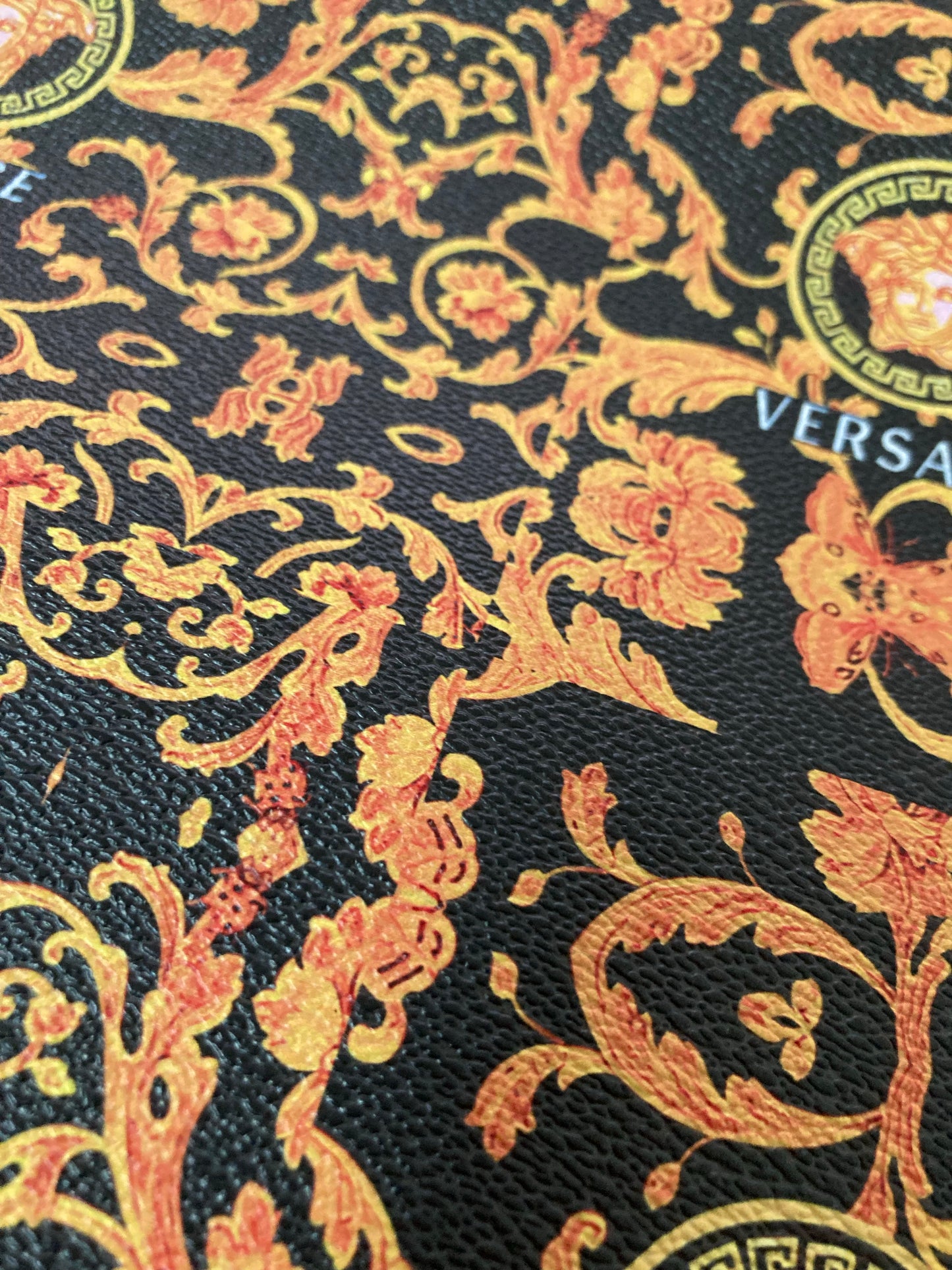 Custom Leather Versace Material for Handmade Upholstery