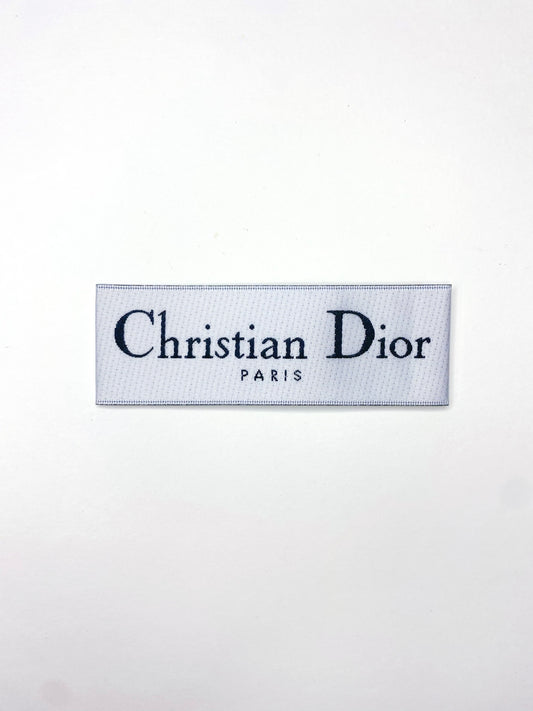 Christian Dior Label Tags for Handmade