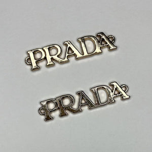 Handmade Prada Metal Charms for Crocs