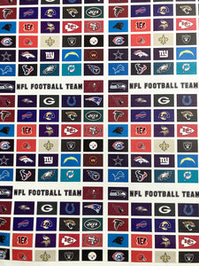 NFL football team Logo Vinyl Handmade Custom Material