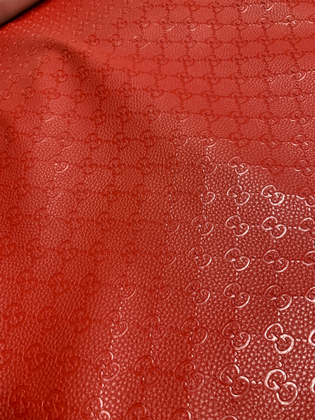 Soft Red Embossed Gucci for Sofa Furniture Custom