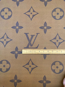 Handmade Bag Leather Custom Fabric Big Letter LV Vinyl