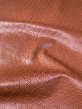 Load image into Gallery viewer, Custom Leather HandCraft Material Brown Embossed Gucci for Bag Sneakers Upholstery