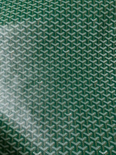 Load image into Gallery viewer, Deep Forest Green Goyard Canvas Leather for Custom Furniture Sneakers