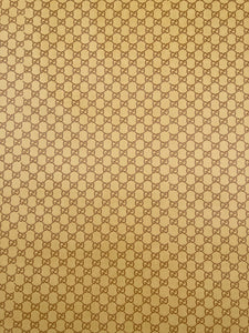 Handmade Yellow  Embossed Gucci Leather for Custom Craft