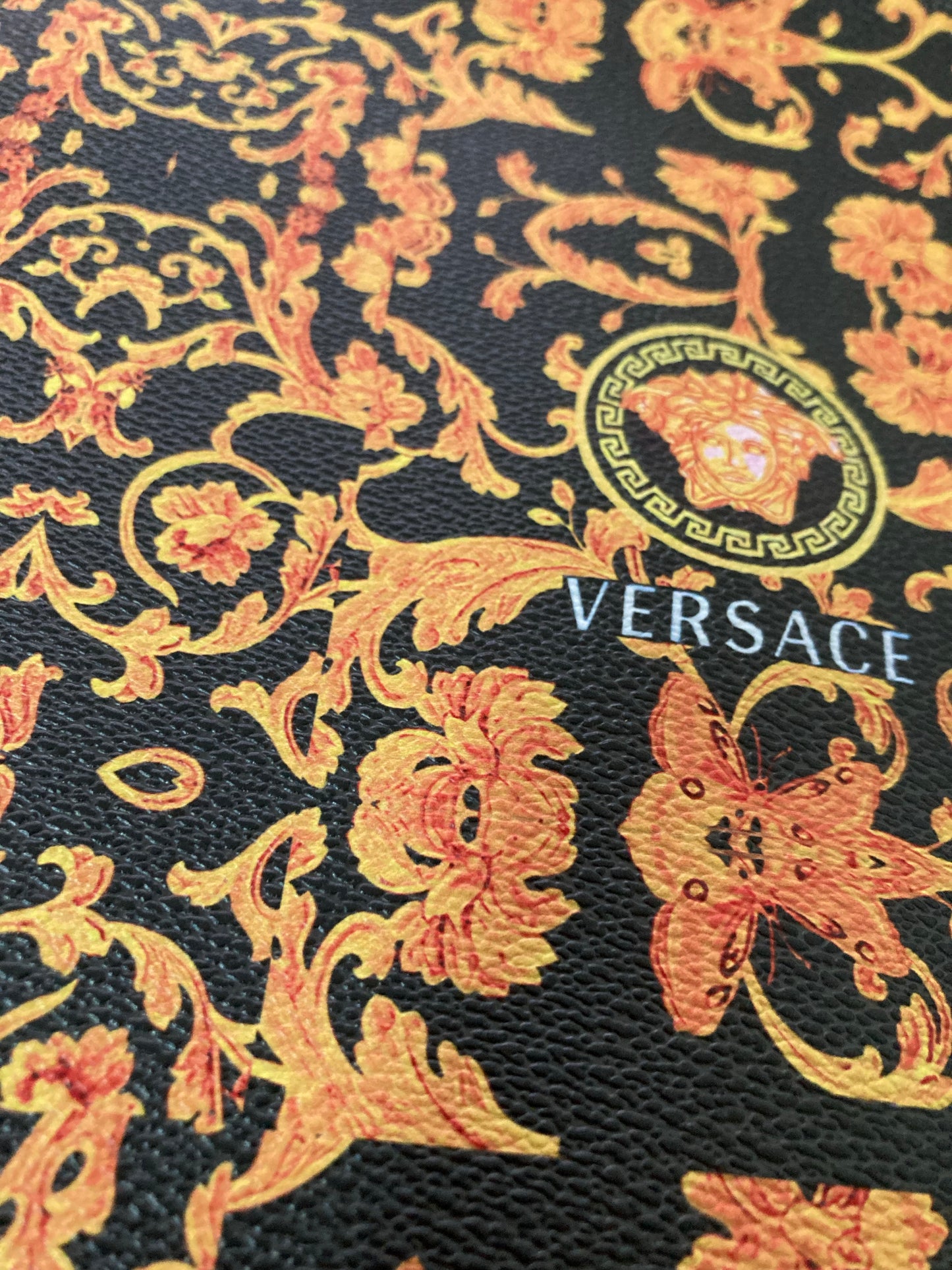 Custom Leather Versace Material for Handmade Upholstery