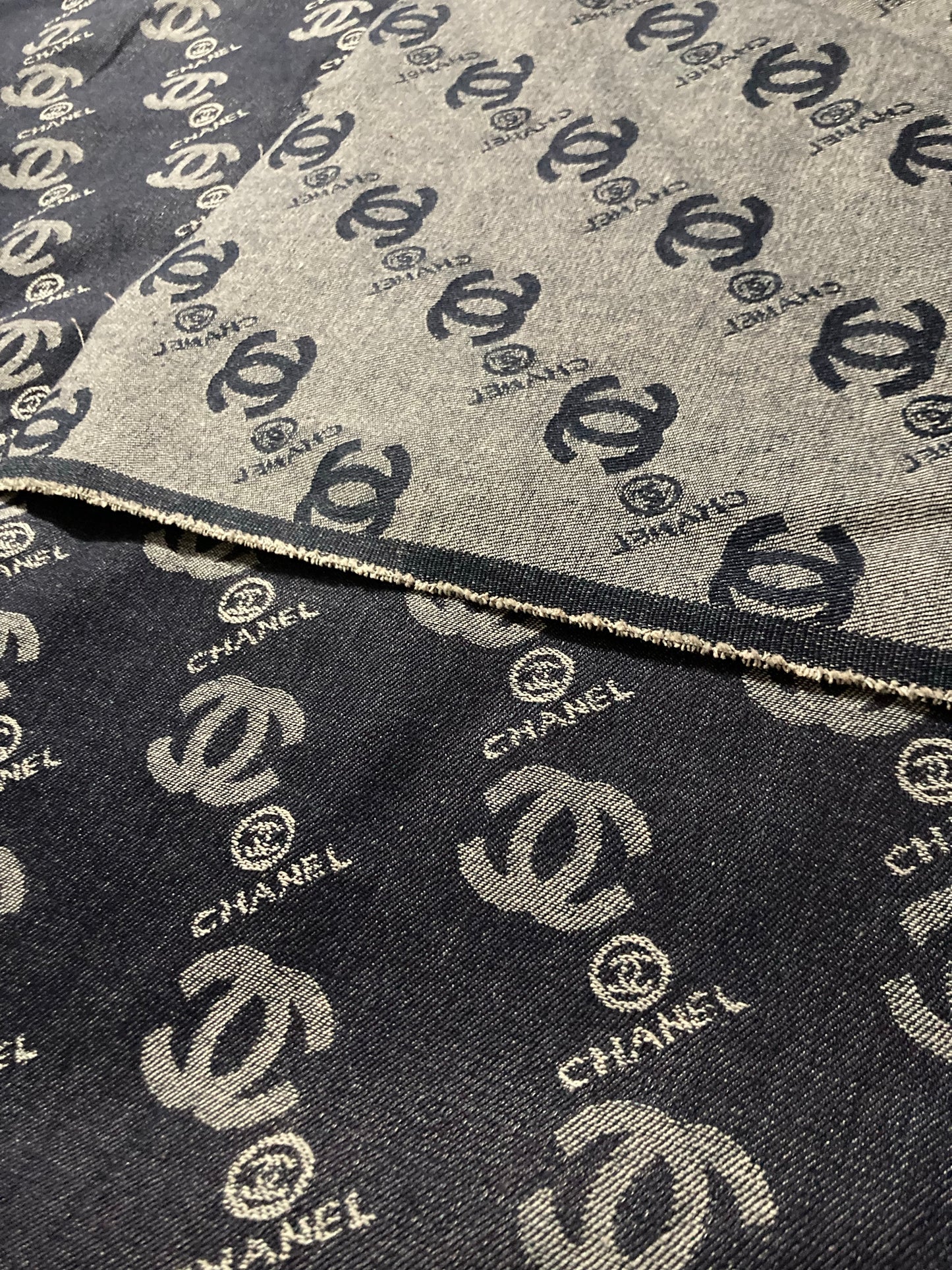 Handmade Chanel Denim Fabric for Custom Jeans