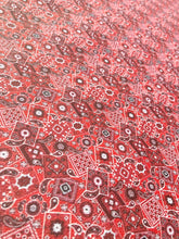 Load image into Gallery viewer, Red Bandana Custom Designer Leather Material for Sneakers Upholstery