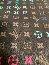 Load image into Gallery viewer, Handmade Leather Colorful Classic LV Monogram for Custom