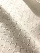 Load image into Gallery viewer, Custom Handmade Leather White Embossed Gucci for Sneaker Upholstery