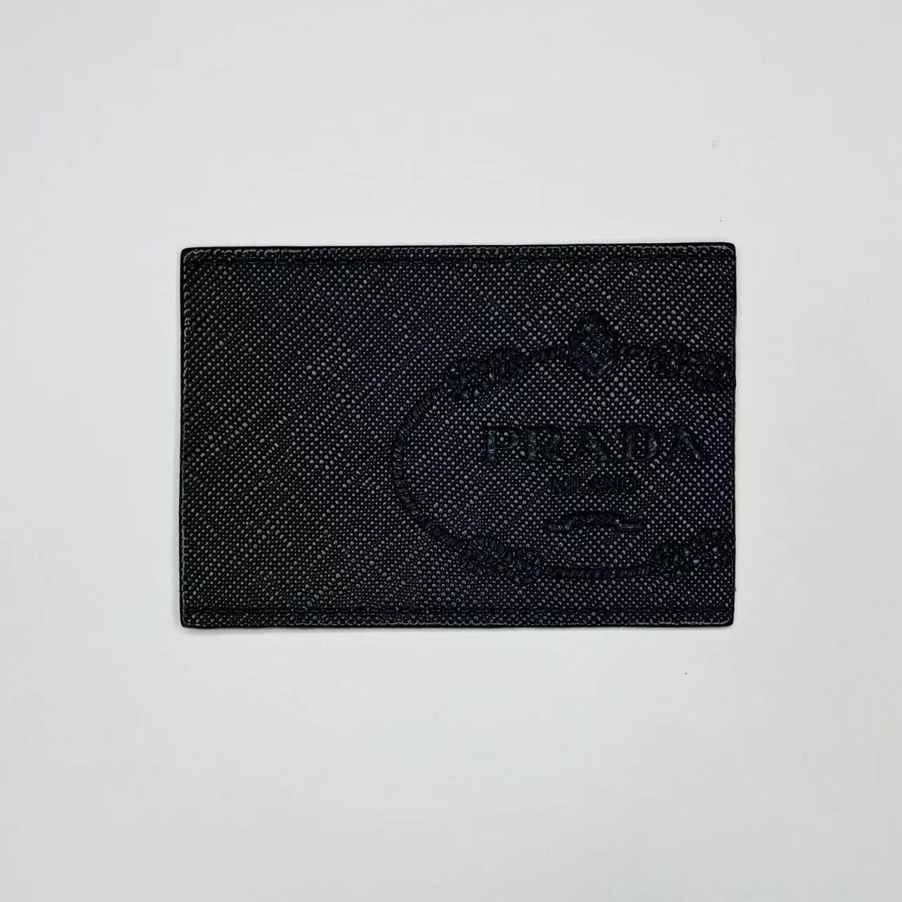 Genuine Leather Prada Card for Custom Handmade Crafted