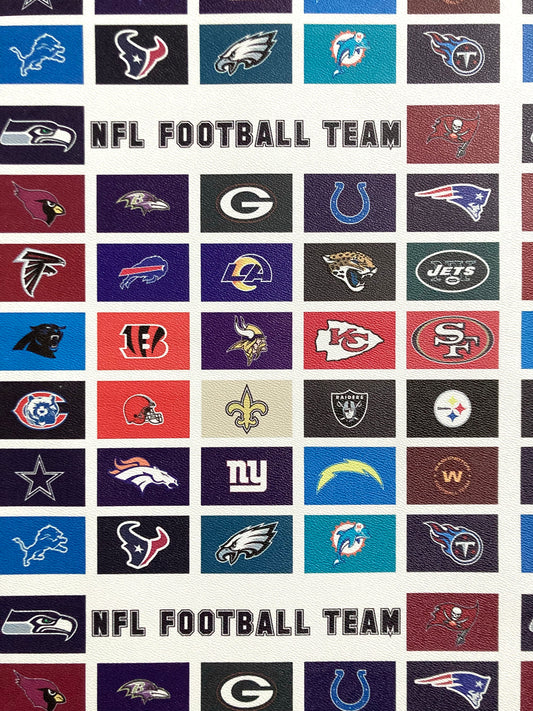 NFL football team Logo Vinyl Handmade Custom Material