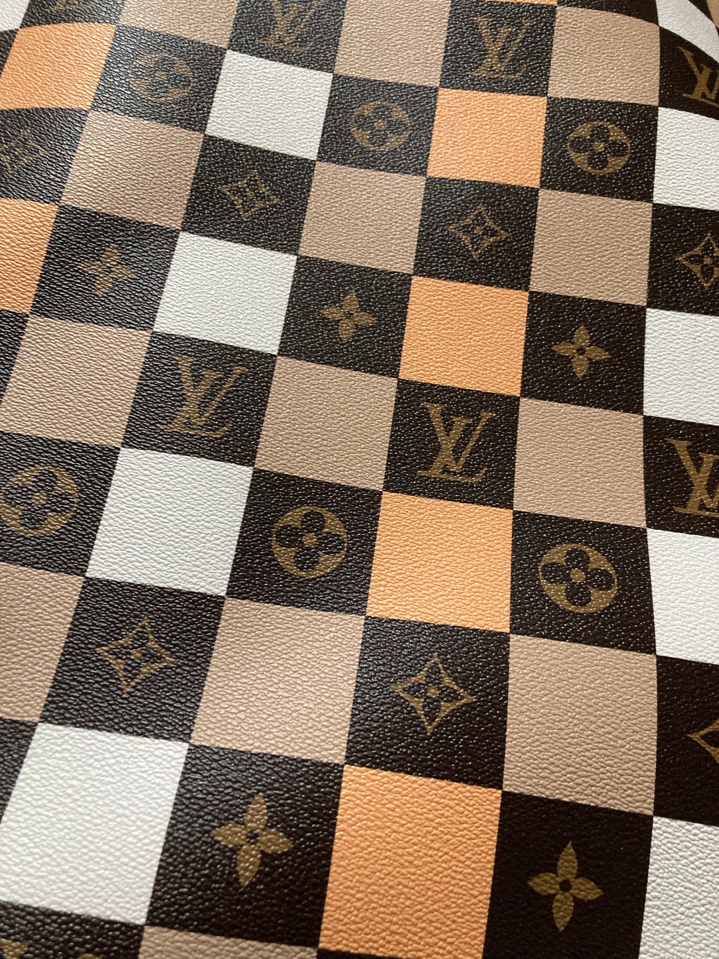 Check LV Letter Leather for Custom