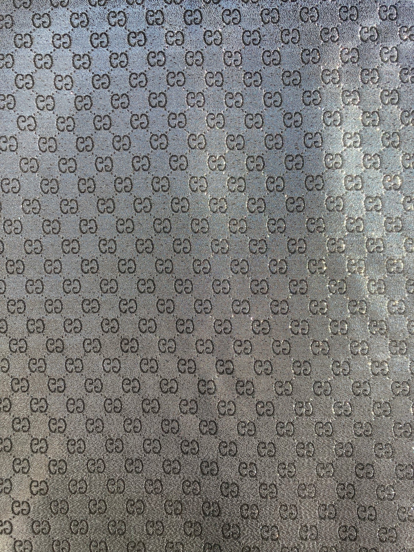 Silver Reflective Gucci Cotton Fabric for Custom