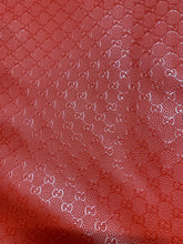 Load image into Gallery viewer, Soft Red Embossed Gucci for Sofa Furniture Custom