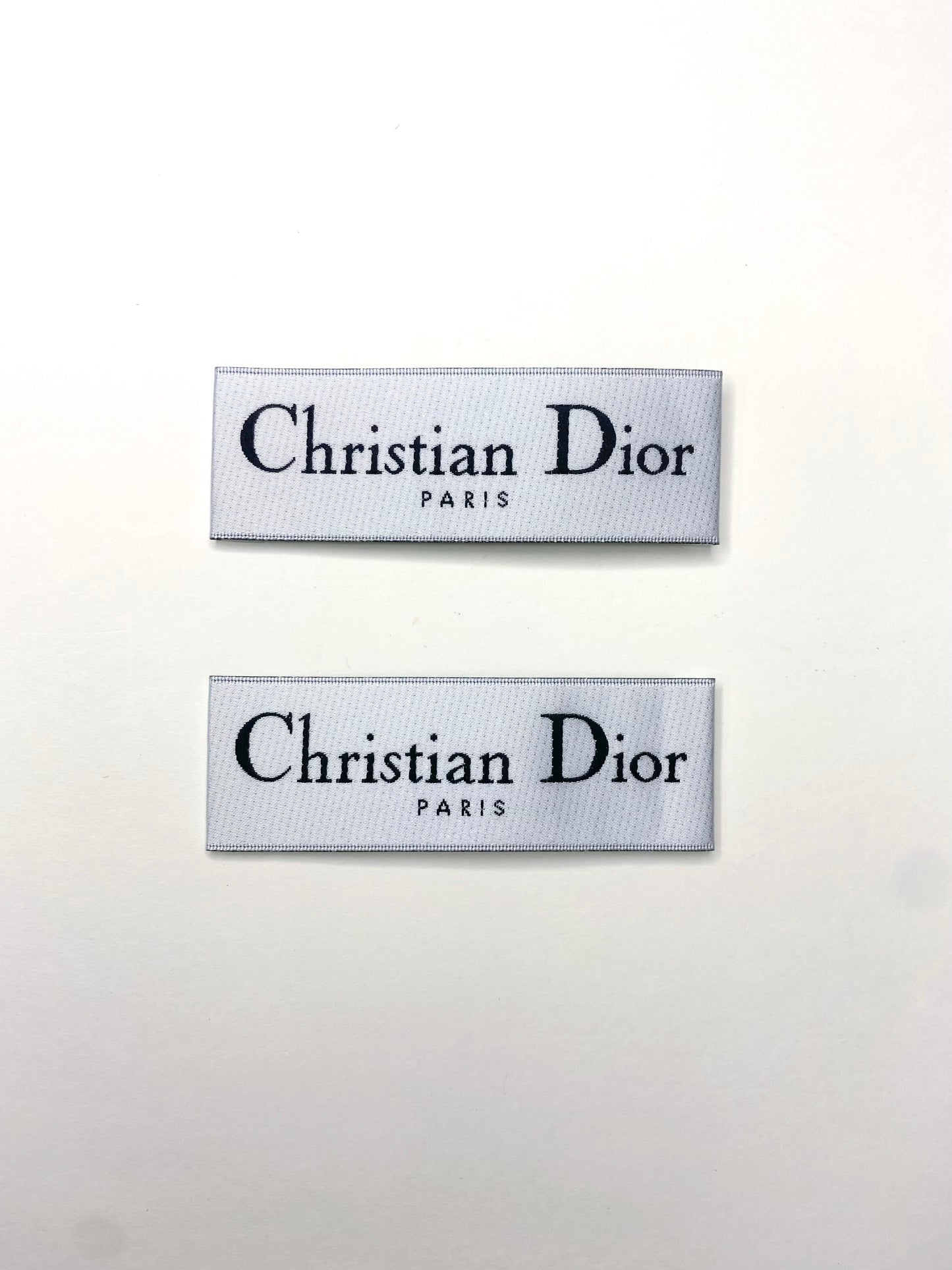 Christian Dior Label Tags for Handmade