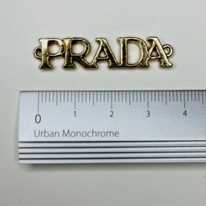 Handmade Prada Metal Charms for Crocs